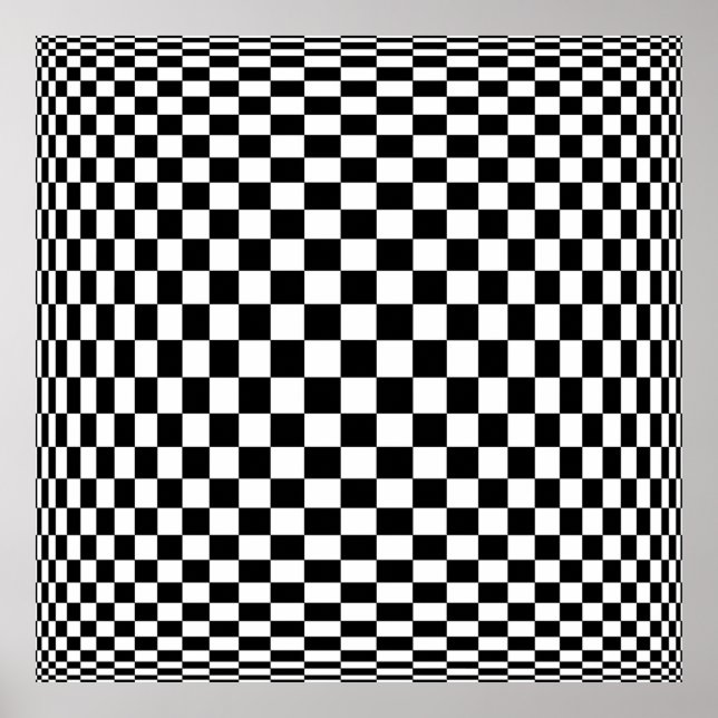 Große Quark Op Art Poster (Vorne)