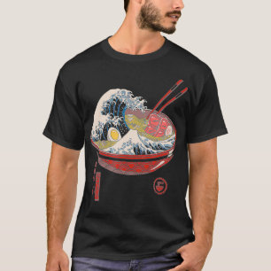 Große Ramen-Welle T-Shirt