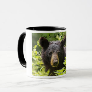 Große, rauchige Berge Schwarzer Bär Tasse