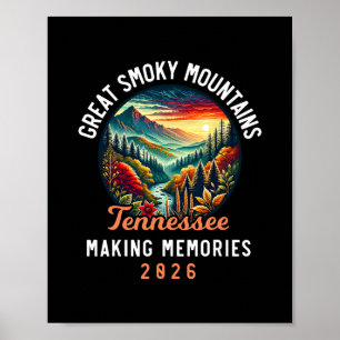 Große Rauchige Berge Tennessee 2026 Pigeon Forge1 Poster