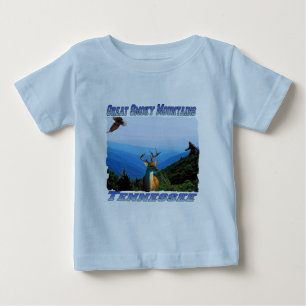 Große rauchige Berge, Tennessee-Baby-T - Shirt