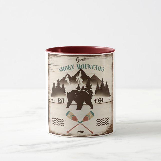 Große, rauchige Berge, TN-Bär Tasse (Zentrum)