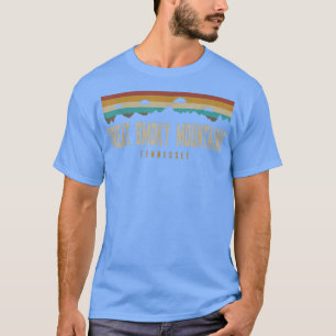 Große rauchige Berge Vintage Berge Wandern 10 T-Shirt