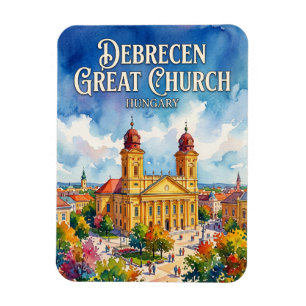 Große Reformierte Kirche, Debrecen Ungarn Magnet