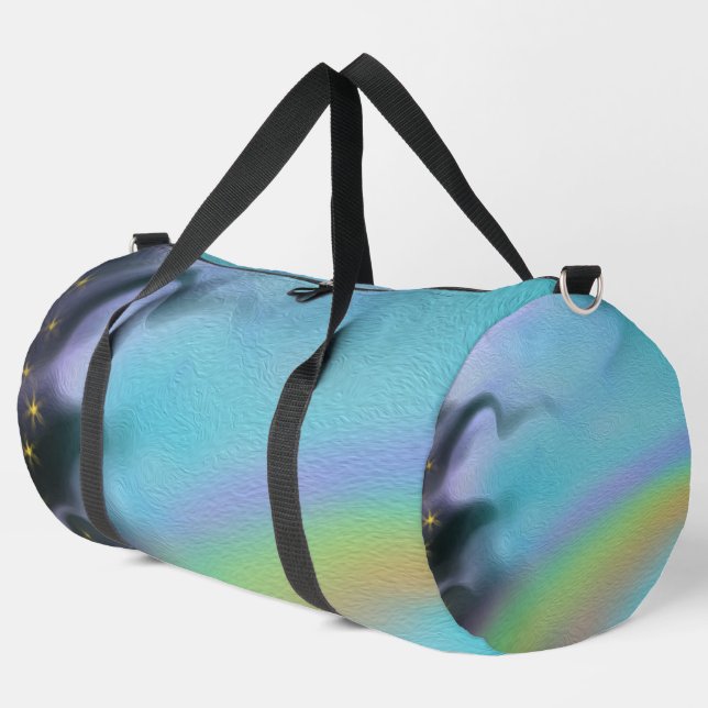 Große Regenbogenwaschschale Duffle Bag (Linke Ecke)