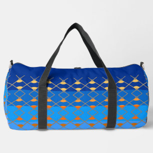 Große Reisetasche - Diamantverlaufskante Duffle Bag