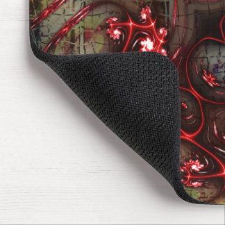 Große Relation von seltsamem Fraktal über gealtert Mousepad