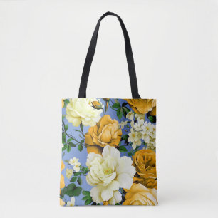 Große Retro-Gelbe Rosenblüte