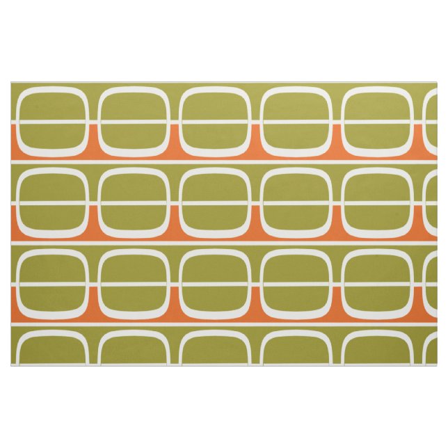 Große Retro-Panels weiß Stoff (Fat Quarter (45,7 x 55,9 cm))