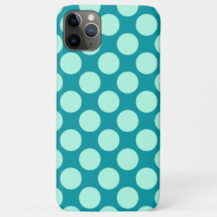 Große Retro-Punkte - Türkis und Aqua Case-Mate iPhone Hülle