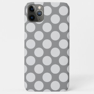 Große Retrodots - grau/grau Case-Mate iPhone Hülle