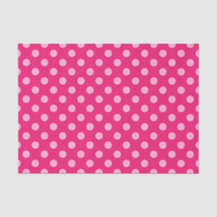 Große Retropunkte, Fuchsia und Pastellrosa Seidenpapier