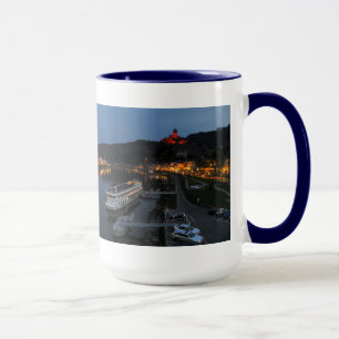 Große Ringer Tasse pulverblau Cochem an der Mosel