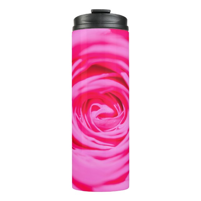 große Rose Bud nah-up, mit verschwommenem Effekt B Thermosbecher (Vorderseite)