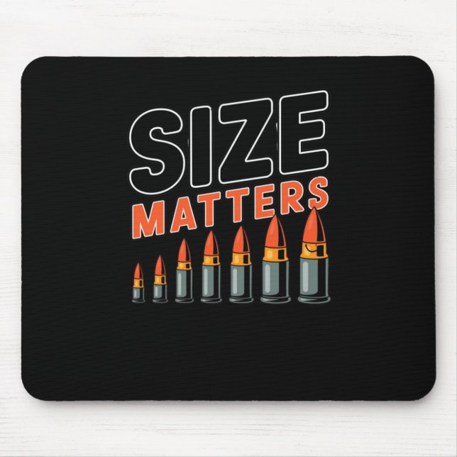 Größe S: Ammo-Aufkleber1 Mousepad (Vorne)