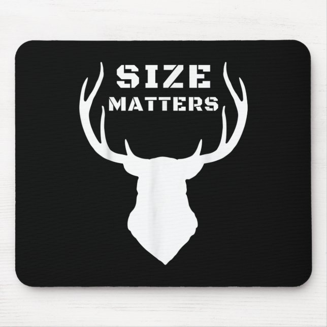 Größe S Funny Deer Jagen Mousepad (Vorne)