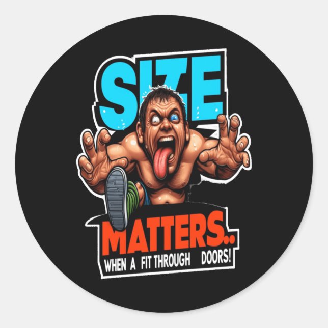 Größe S Humor Sticker nehmen (Vorderseite)