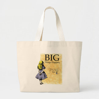 Große Sachen geschehen Tasche