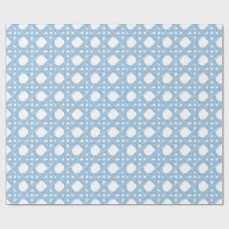 GROSSE SALLY RATTANSTUHL IN A1C8E5 UND WEISS GESCHENKPAPIER