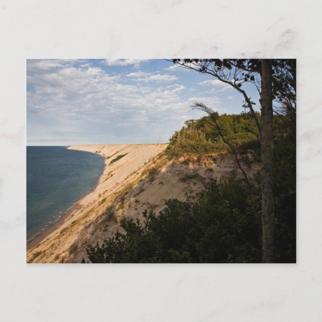 Große Sanddünen im Sommer-Postkartei Postkarte (Vorderseite)
