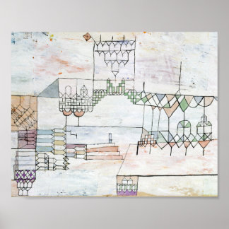 Große Sängerhalle : Paul Klee 1930 Poster