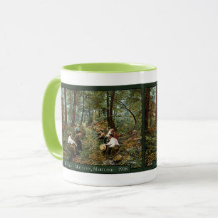 Große Savage Mountain Vintage-Kaffeetasse Tasse