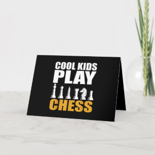 Große Schach Kinder Schach Mädchen Jungen Feiertagskarte