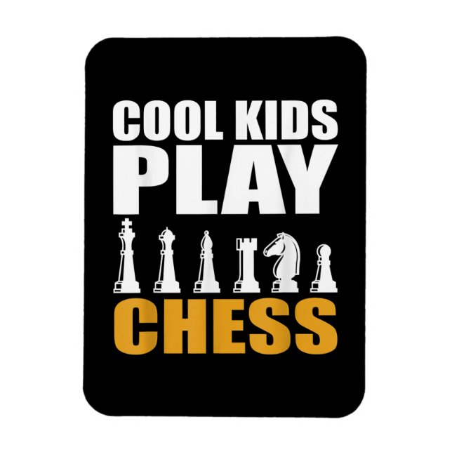 Große Schach Kinder Schach Mädchen Jungen Magnet (Vertikal)