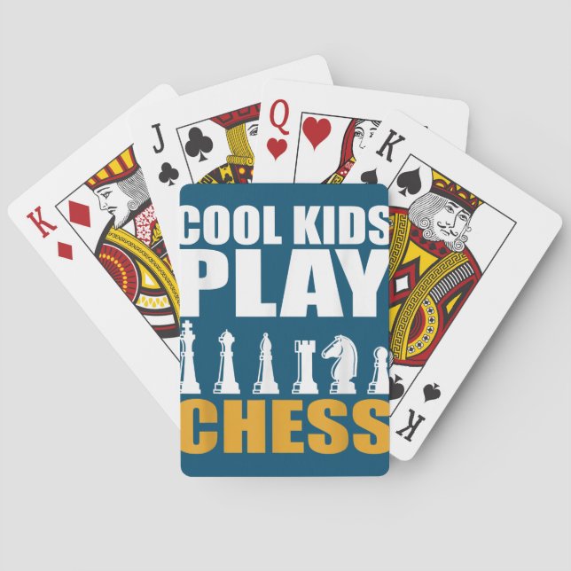 Große Schach Kinder Schach Mädchen Jungen Spielkarten (Rückseite)