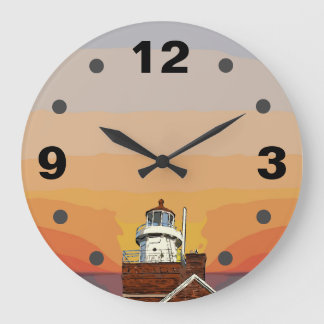 GROSSE SCHALTFLÄCHE GROßE WANDUHR