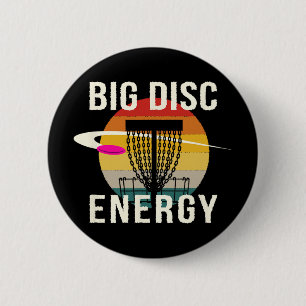 Große Scheiben Energie Disc Golf Sport Disc Golfer Button