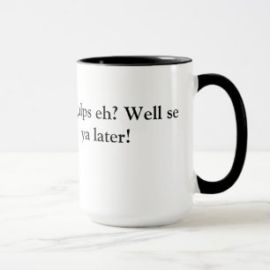 Große Schlucke wie? Tasse