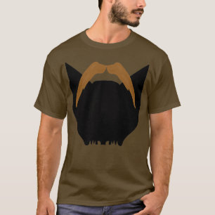 Große Schnurrbart und großer Bart 1 T-Shirt