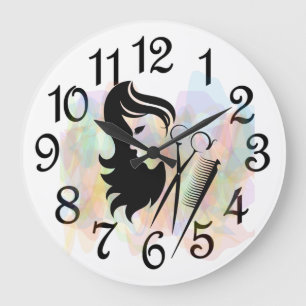 Große Schönheitssalon-Acryluhr an der Wand Wanduhr