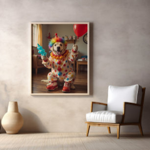 Große Schuhe, noch größere Lächeln, Boop der Clown Poster