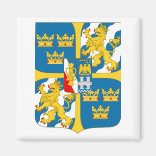 Große Schutzwaffe Schwedens Magnet