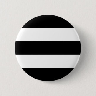 Große schwarze und weiße Streifen Button