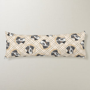 Grosse Schweizer Bergwelt Hundeschön Malerei Origi Seitenschläferkissen