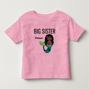 Große Schwester-afrikanisches amerikanisches Kleinkind T-shirt