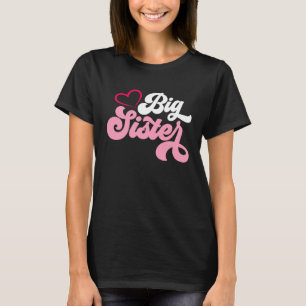 Große Schwester Baby Schwangerschaftsankündigung F T-Shirt