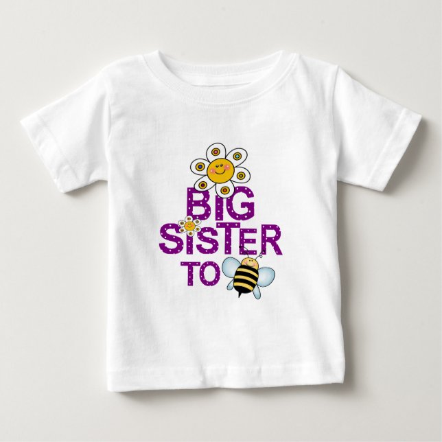 Große Schwester! Baby T-shirt (Vorderseite)