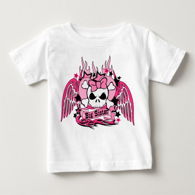 Große Schwester Baby T-shirt (Vorderseite)