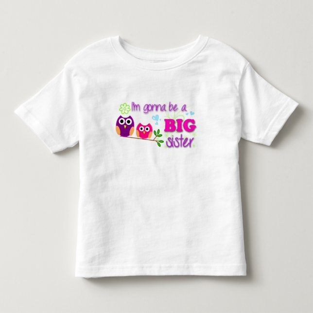 Große Schwester Baby Tee! Kleinkind T-shirt (Vorderseite)