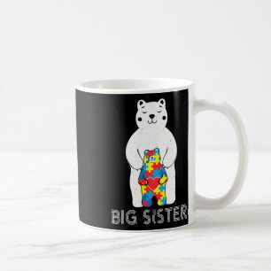 Große Schwester Bär Autismus-Bewusstsein Liebe Unt Kaffeetasse