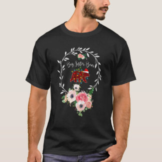 Große Schwester Bär Xmas Familie Weihnachten Pyjam T-Shirt