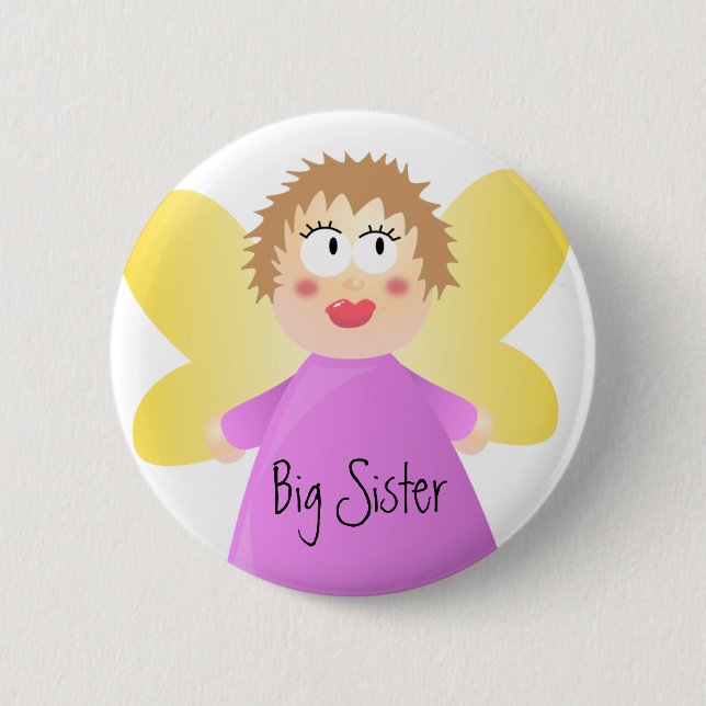 Große Schwester Button (Vorderseite)