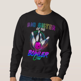 Große Schwester der Bowler Girl Matching Family Bo Sweatshirt