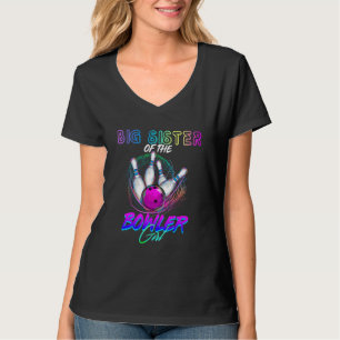 Große Schwester der Bowler Girl Matching Family Bo T-Shirt