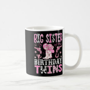 Große Schwester der Geburtstagszwillinge Nk Rodeo Kaffeetasse