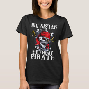Große Schwester der Piratenmatchenfamilie T-Shirt